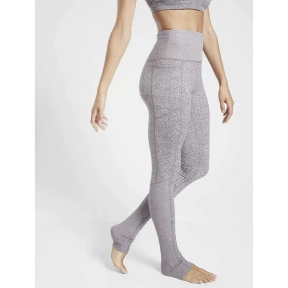 Athleta Womens Small Exhale Stash Pocket Heel Tight in SoftLuxe Comet Grey - Picture 3 of 7